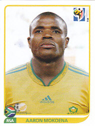 Aaron Mokoena South Africa samolepka Panini World Cup 2010 #38